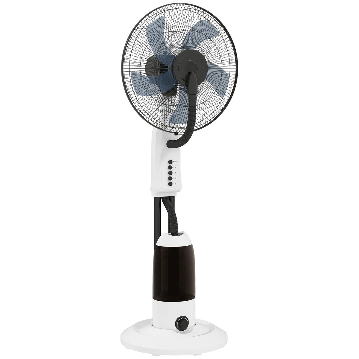 HOMCOM Spray Misting Fan in White