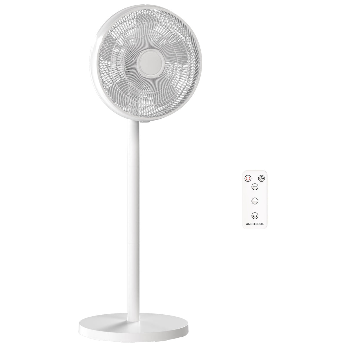HOMCOM 40 cm Standing Fan in White