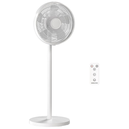 HOMCOM 40 cm Standing Fan in White