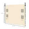 Outsunny 195 x 295cm Replacement Gazebo Sidewall - Beige