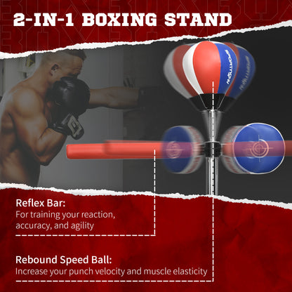SPORTNOW Adjustable Speed Bag in Multicolour