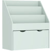 AIYAPLAY Bookcase for Kids with Shelves, Drawer, Bookcase for Bedroom, Playroom, Green