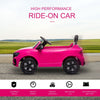 HOMCOM Audi RS Q8 6V Kids Electric Ride On Car Toy w/ Remote USB MP3 Bluetooth Pink