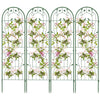 2/4 Pack Metal Garden Trellis for Climbing Plants-Set of 4