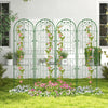2/4 Pack Metal Garden Trellis for Climbing Plants-Set of 4