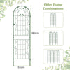 2/4 Pack Metal Garden Trellis for Climbing Plants-Set of 4