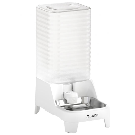 PawHut Automatic Pet Water Dispenser in White