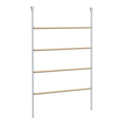 PawHut Chicken Perch for Coop, a wooden and galvanised steel roosting bar jungle gym for chickens