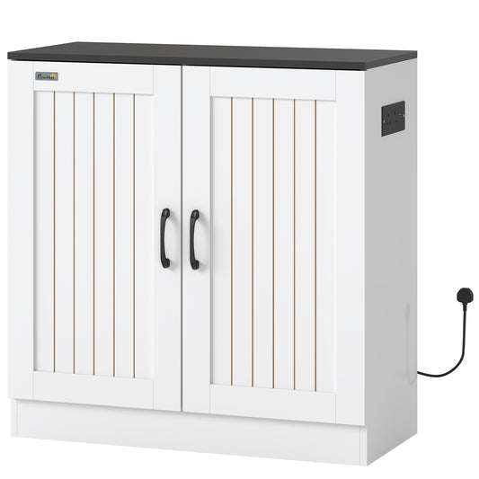 PawHut Fish Tank Stand in White
