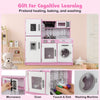 Play Kitchen Toy Set with Oven and Washing Machine for Aged 3+ Years Old-Pink