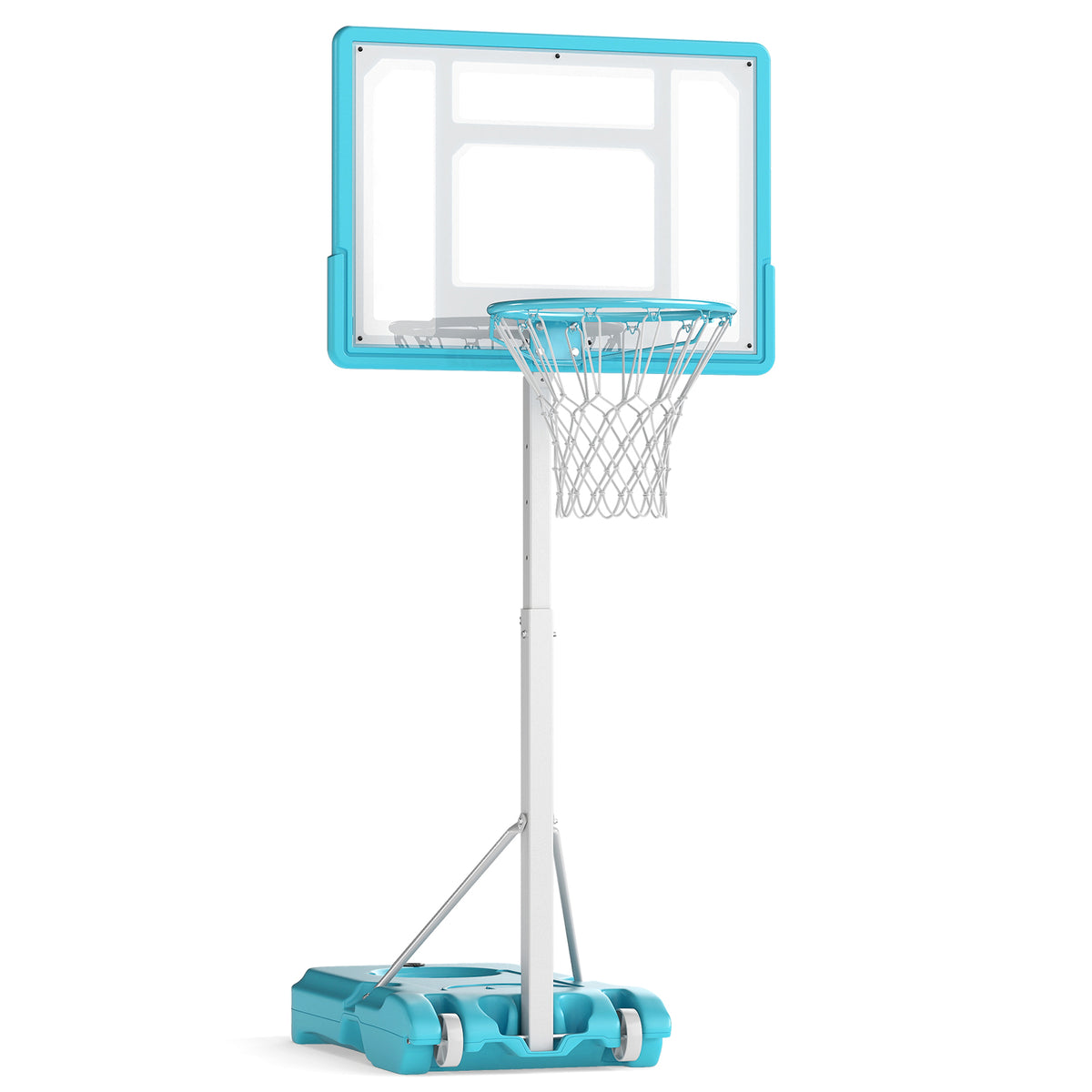 Pool Basketball Hoop Poolside Basketball Goal with shatterproof backboard and net