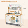 Pretend Kitchen Toy Set with Various Cooking Accessories