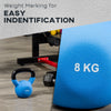HOMCOM Soft Kettlebell, 8kg Kettle Bell with Non-Slip Handle for Home Gym Weight Lifting and Strength Training, Blue