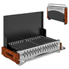Outsunny Portable BBQ Grill, Folding Charcoal Barbecue Grill with Removable Charcoal Basin for Camping Picnic Garden Party, Black