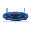 HOMCOM Kid Nest Swing Seat Saucer Tree Swing 40 Inch/100cm for Outdoor Indoor Blue