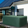 Outsunny Outdoor Garden Furniture Cover Waterproof, Anti-UV 600D Heavy Duty Oxford Fabric Patio Furniture Cover for Rectangular Sofa Table Set, Green, 245 x 165 x 55 cm