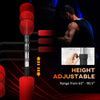HOMCOM 4-in-1 Boxing Punching Bag, Freestanding with 2 Speed Bals, 360 Reflex Bar, 160-230cm Adjustable Height, Red