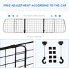 PawHut Heavy Duty Pet Dog Car Barrier Black