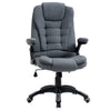 Vinsetto Ergonomic Office Chair Comfortable Desk Chair with Armrests Adjustable Height Reclining and Tilt Function Dark Grey