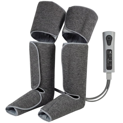 HOMCOM Leg Massager with Heat, Compression, 3 Auto Modes & 3 Intensities,  Foot and Calf Massage Machine