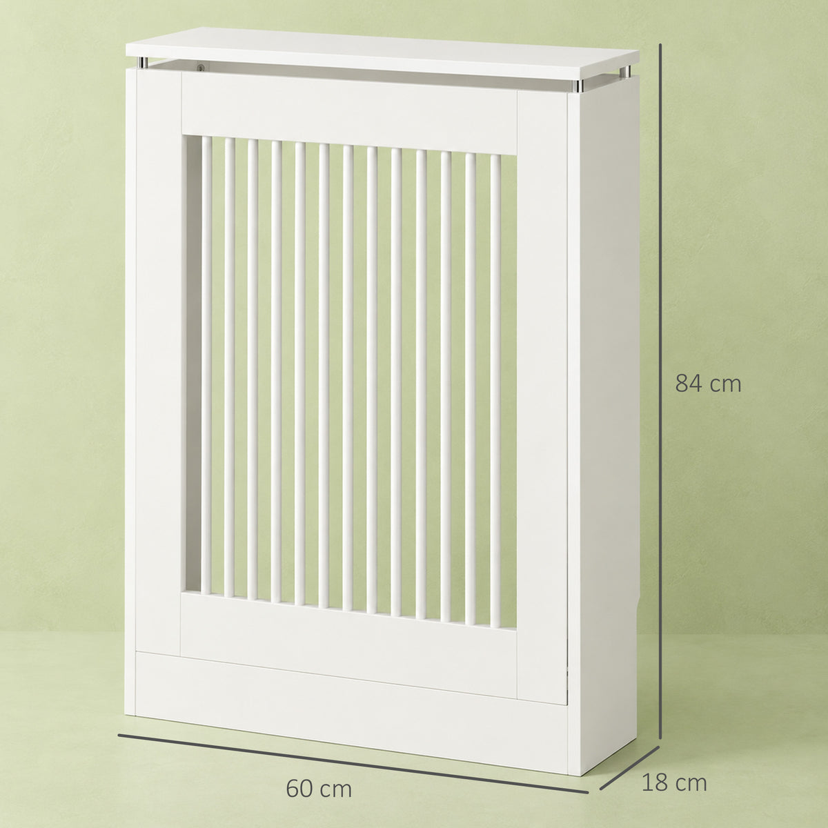 HOMCOM Radiator Cover in White