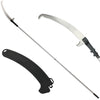 Outsunny Manual Pole Saw, 1.8-2.9 m Extendable Tree Pruner, Tree Lopper Long Reach Telescopic with Extendable Handle & 40 cm Saw for Tree Trimming