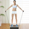 HOMCOM Vibration Plate Exercise Machine, Quiet Vibrating Plate for Weight Loss and Lymphatic Drainage with Resistance Bands, Remote Control, 99 Speed Levels