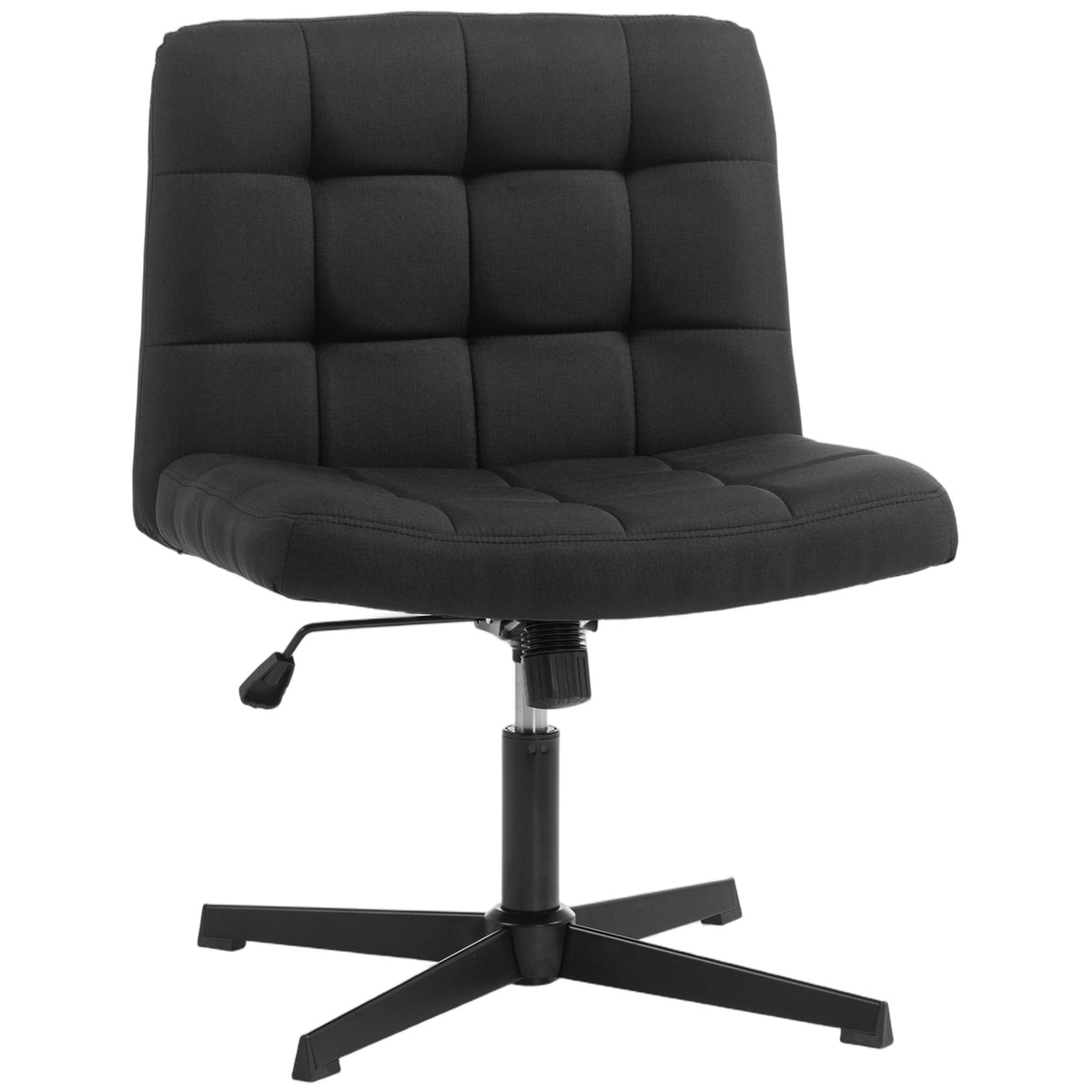 HOMCOM Armless Office Chair in Black