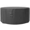 Outsunny Garden Patio Large Furniture Set Round Cover 600D Oxford Waterproof, Ð¤193 x 80H cm, Black