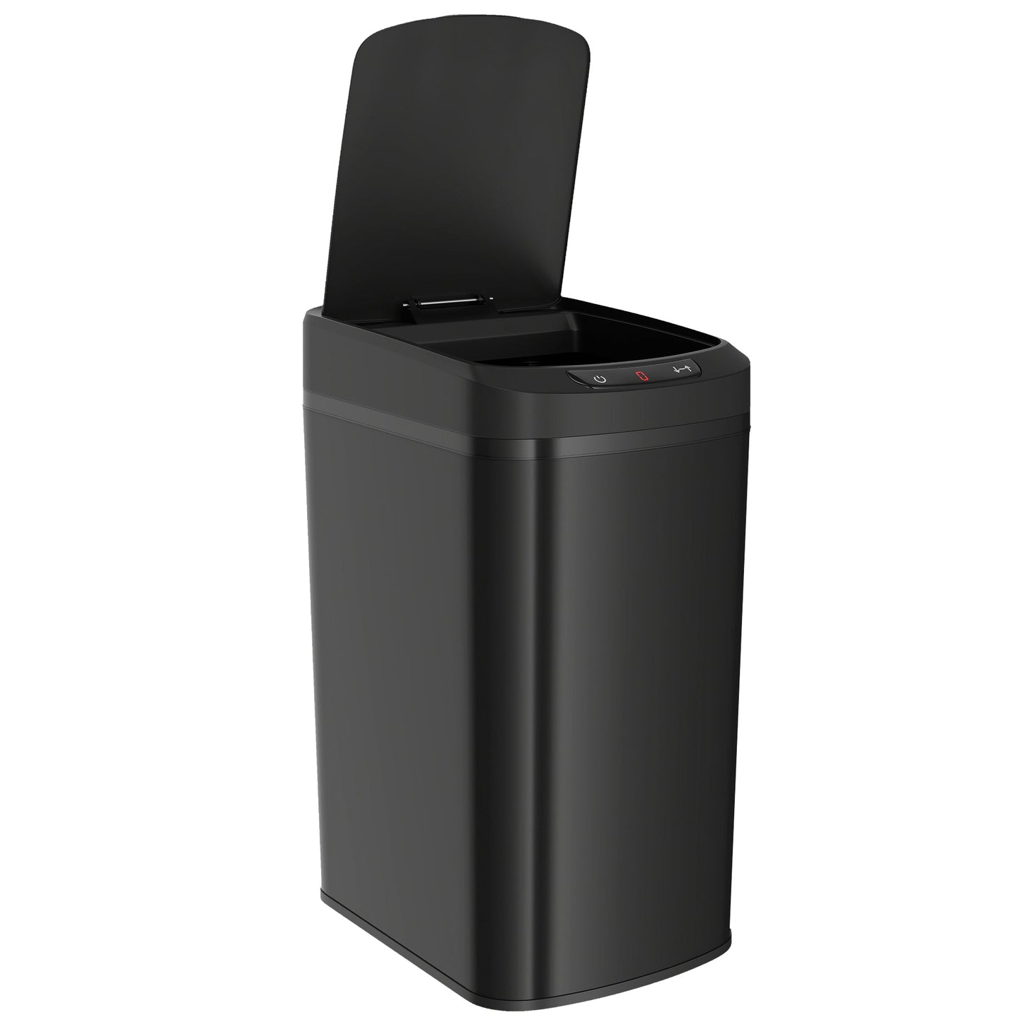 HOMCOM 12L Sensor Bin, Automatic Touchless Motion Sensor Kitchen Bin with Fingerprint Resistant Stainless Steel, Black