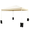 Outsunny 15 kg Heavy Duty Gazebo Weight Sand Bags, 4 pcs Leg Weights Marquee Tent Canopy Base for Trampoline Pop Up Gazebo Tent Parasols