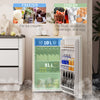 HOMCOM Under Counter Fridge, 91L Small Fridge with Chiller Box, Removable Shelf, Reversible Door, Adjustable Legs, Mini Refrigerator, Beige