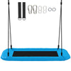 AIYAPLAY Nest Swing with Adjustable Ropes and Tree Straps, Basket Swing for Kids, 300KG Capacity for Indoor Outdoor, Blue