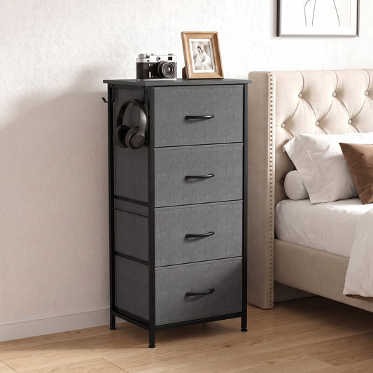 HOMCOM Chest of Drawers in Grey