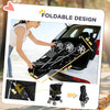 PawHut Dog Pram, Pet Stroller with Reflective Strips, Foldable Cat Stroller with 360Â° Swivel Wheels, Black