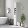 HOMCOM 178 cm Narrow Tall Bathroom Cabinet - White