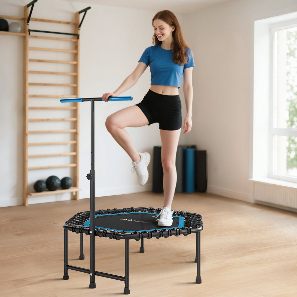 SPORTNOW 45" Rebounder Trampoline in Blue