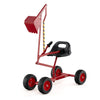Sand Digger for Kids, Sandbox Toy Digger Outdoor Construction Excavator for 3+ Years Old Boys and Girls-Red