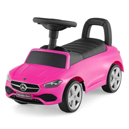 Ride on Sliding Car with steering wheel, horn and engine sound in pink