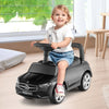 Ride on Sliding Car with Steering Wheel with Horn and Engine Sound-Black
