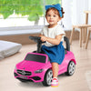 Ride on Sliding Car with Steering Wheel with Horn and Engine Sound-Pink