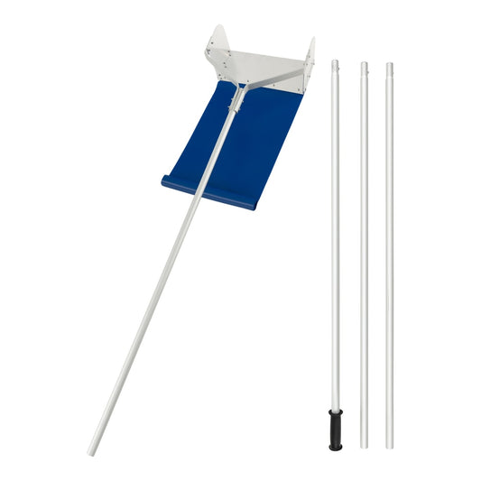 Roof Rake Snow Removal Aluminum Snow Roof Rake with extendable handle and blue blade