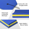 Large 3 Layer Floating Water Lounge Swimming Mat-Blue