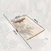Outsunny Double Hammock 2 Person Swing Bed with Spreader Bars, Pillows, Pad, 200 x 140cm, Cream White
