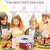 HOMCOM Candy Floss Machine for Kids & Adults, 550W Retro Cotton Maker for Sugar or Candies, Including 10 Candyfloss Sticks, Non-Slip Base, Red & White