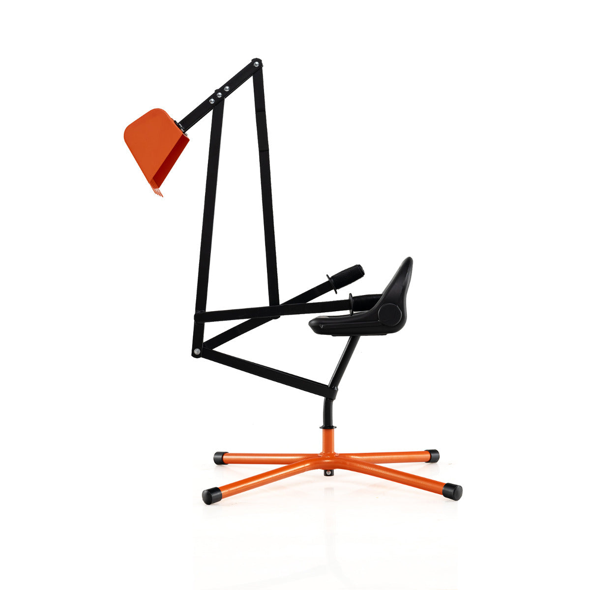 Sand Digger for Kids Sandbox Toy Digger with orange seat and base