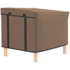 PawHut Water-Resistant Rabbit Hutch Cover for X-D2-0047 and Similar Models, 43 x 52 x 37cm, Brown