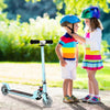 Kids Aluminum Folding Stunt Scooter with LED Wheels-Navy