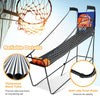 Folding Basketball Arcade Game with Electronic Scorer and Buzzer
