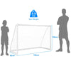 Portable Soccer Goal with PVC Frame and High-Strength Netting
